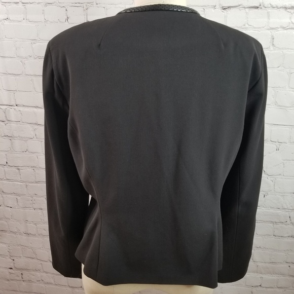 Darbie + Luke black open front blazer Career - Picture 7 of 7